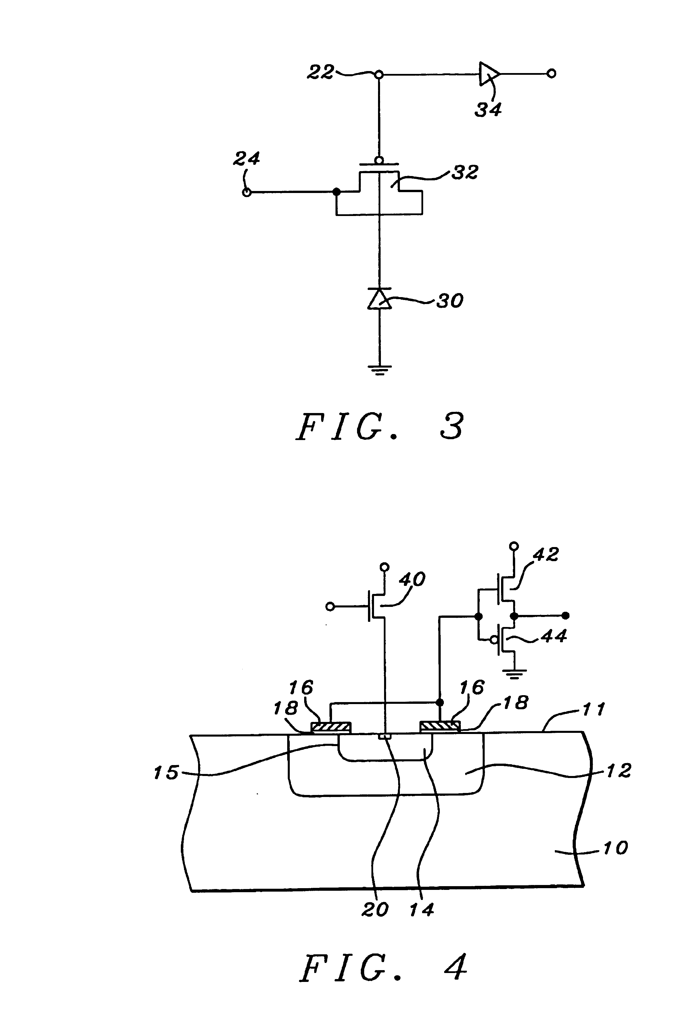 Tunneling floating gate APS pixel