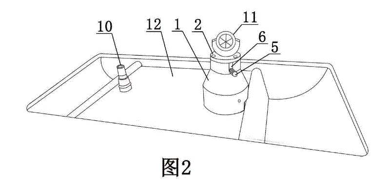 Tool for detecting steel die positioning pin of CRTSIII type track slab