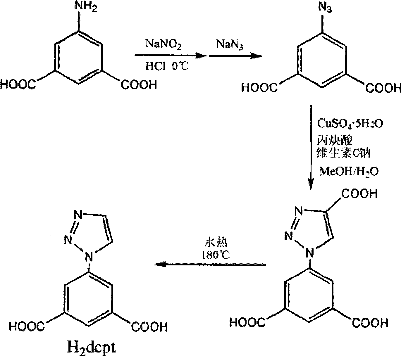 Rare-earth metal luminous sensitizing agent, rare earth complex thereof, synthesis and use