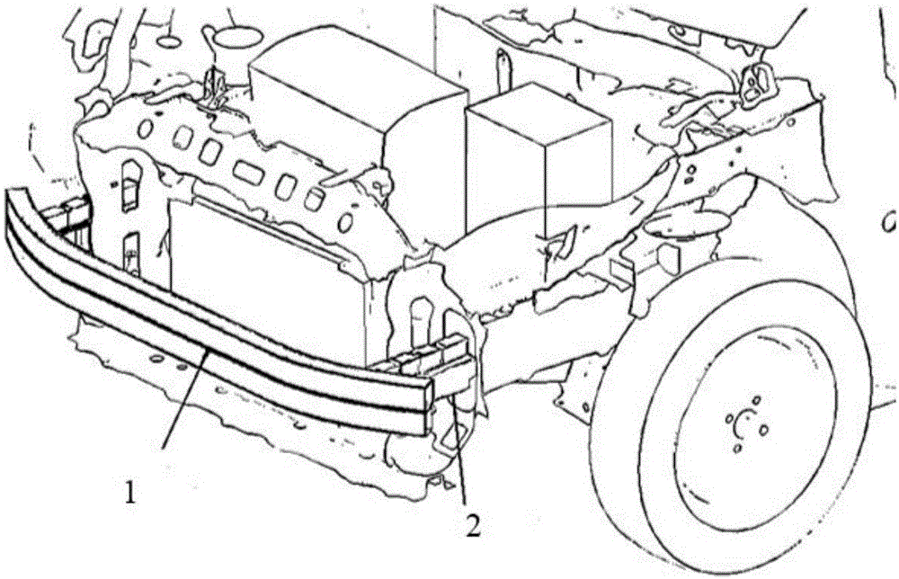 Front anti-collision beam assembly lightweight designing method based on independent assessment working condition