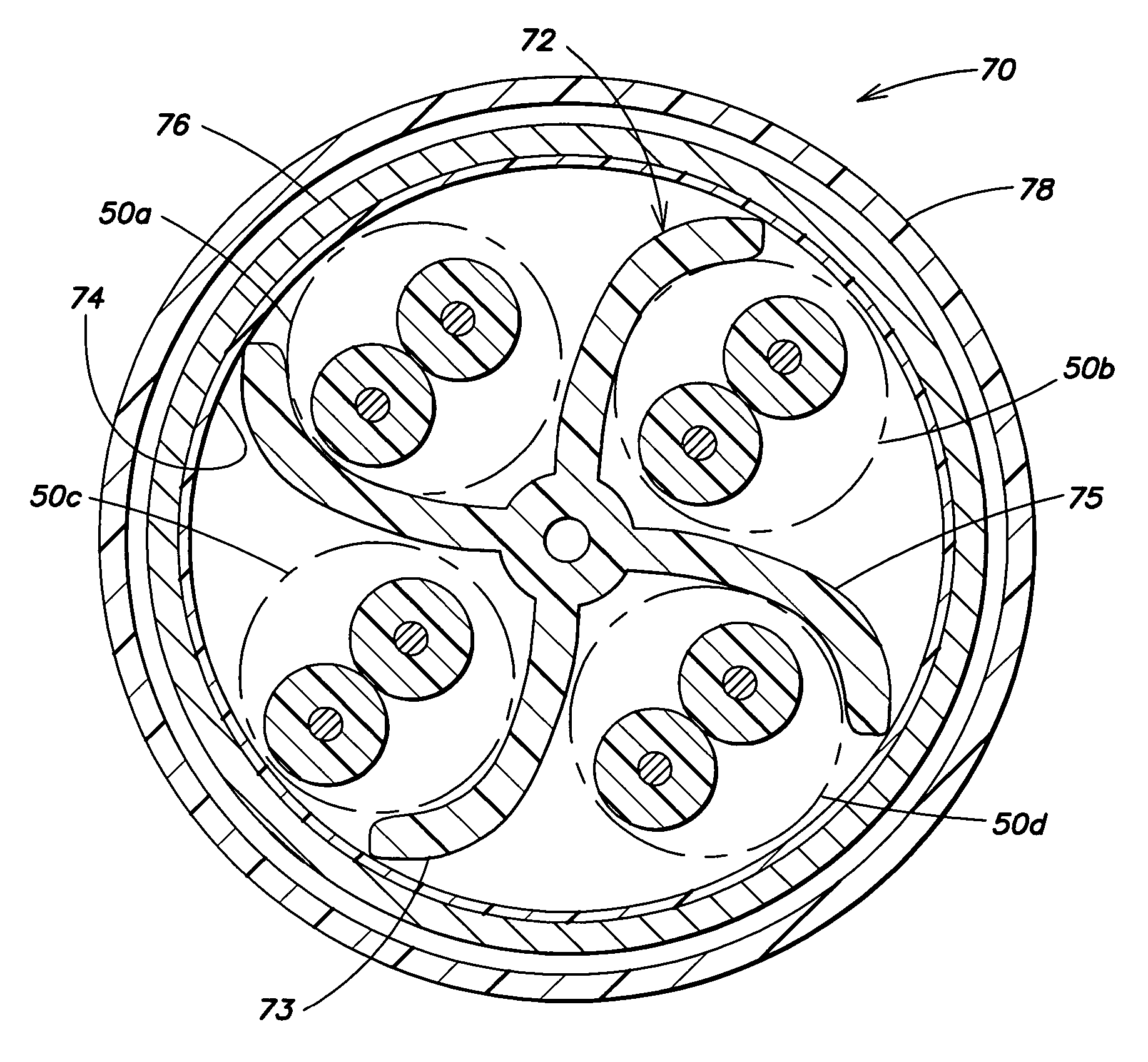 Data cable for mechanically dynamic environments