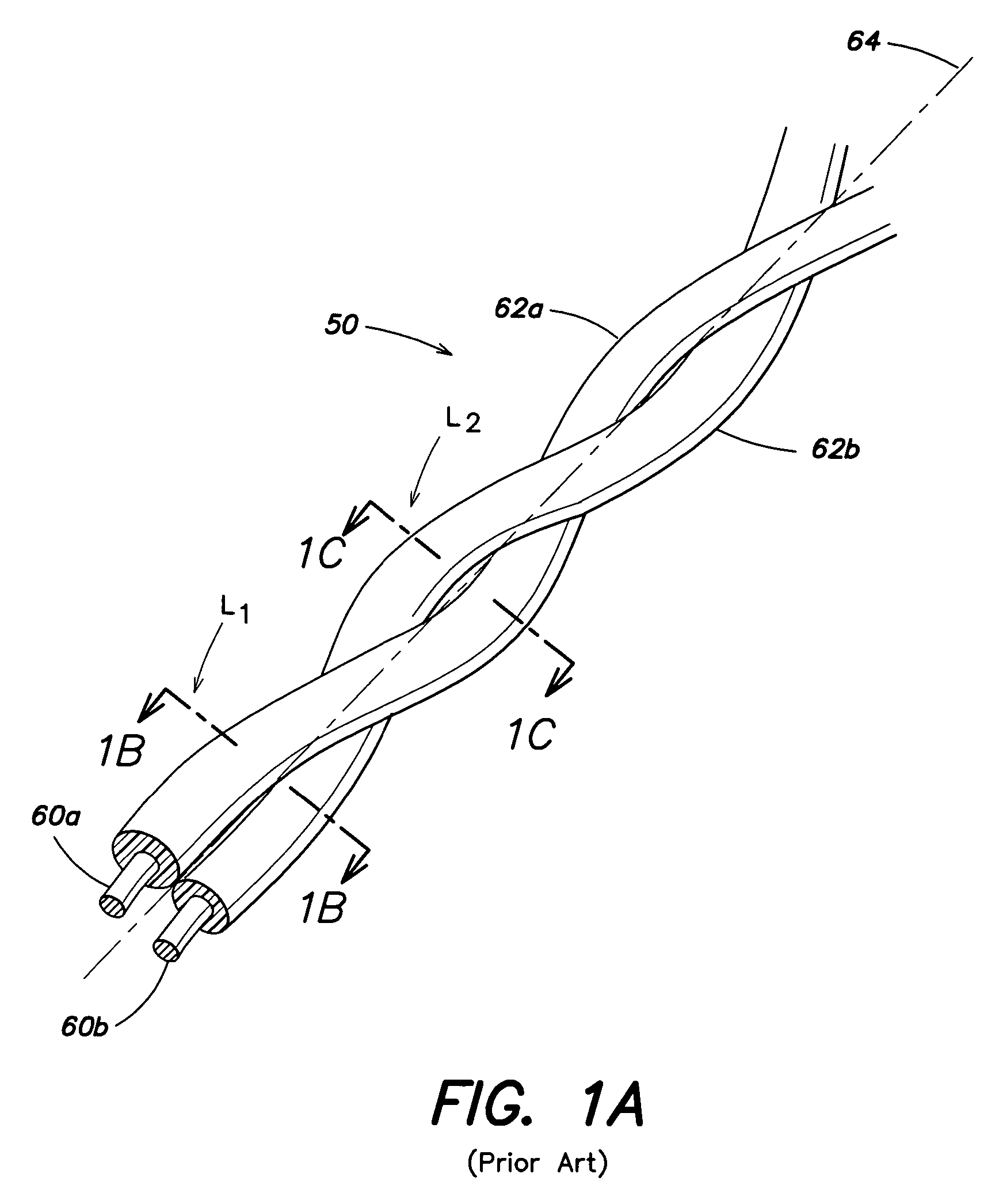 Data cable for mechanically dynamic environments