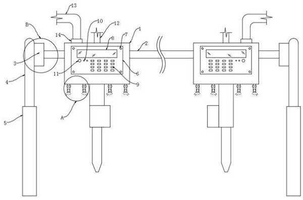 Spraying device for planting traditional Chinese medicinal materials and using method thereof