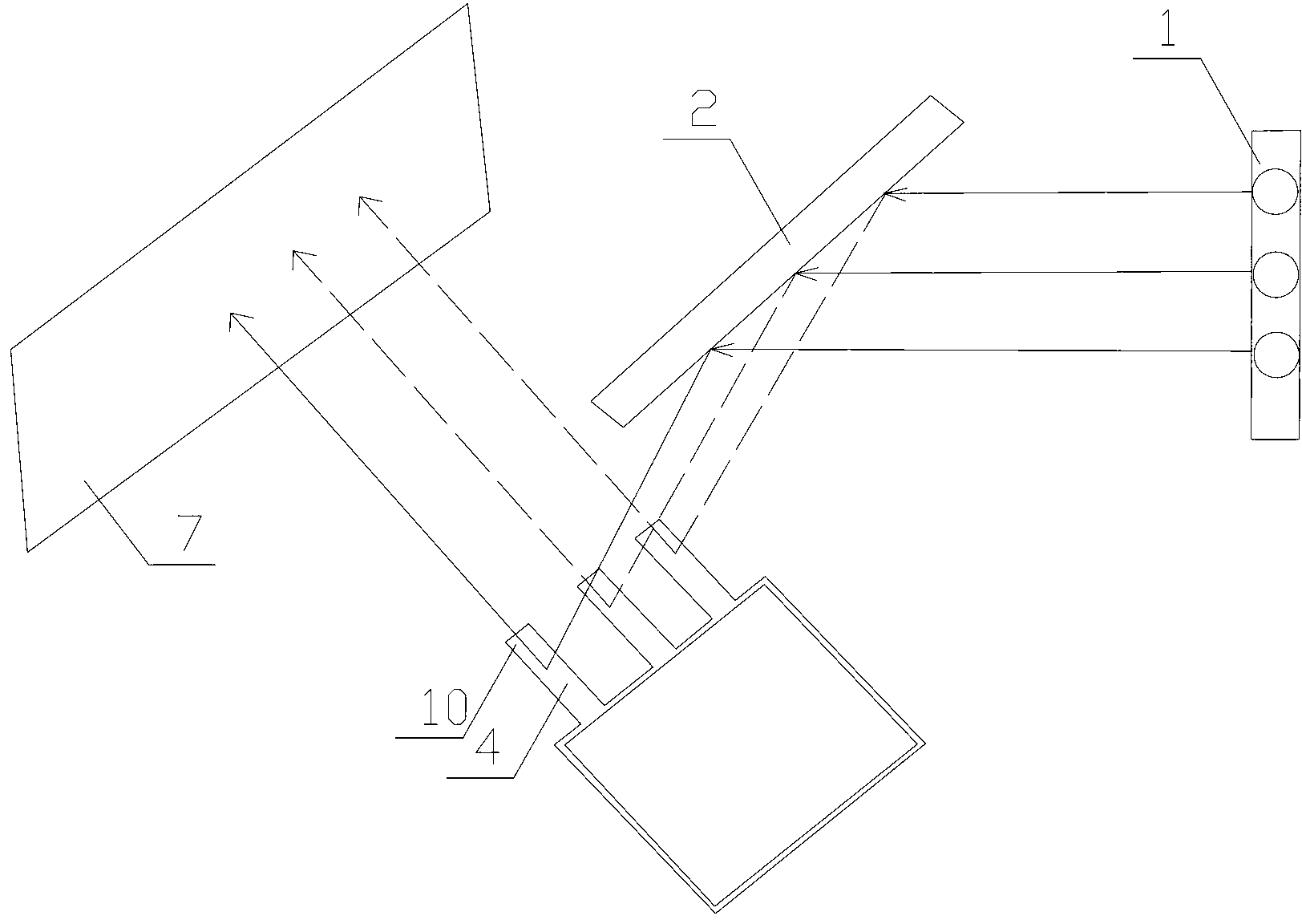 Micro-cantilever beam array biochemical sensing apparatus and biochemical detection method thereof