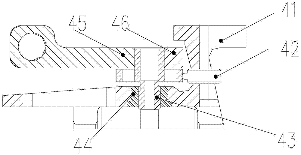 A z-type vibration-damping gun mirror connecting seat