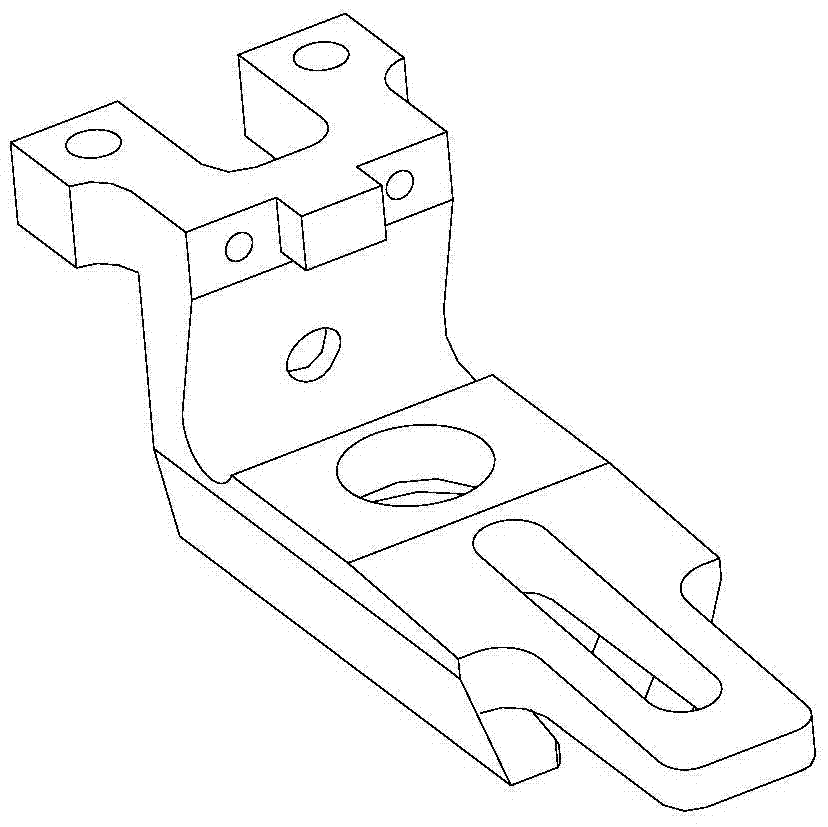 A z-type vibration-damping gun mirror connecting seat