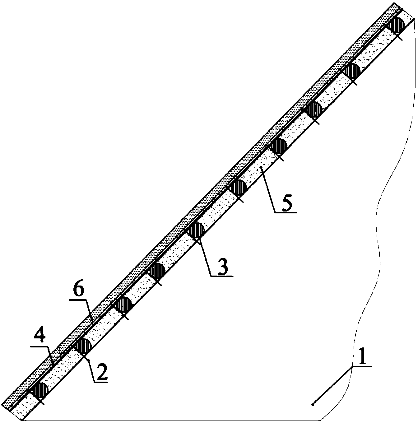 Exposed slope ecological restoration construction method using fermented sludge as medium