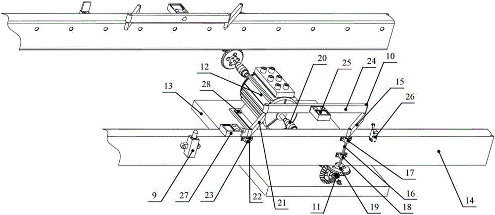 Full-automatic strapping machine used for multi-specification express box and work method