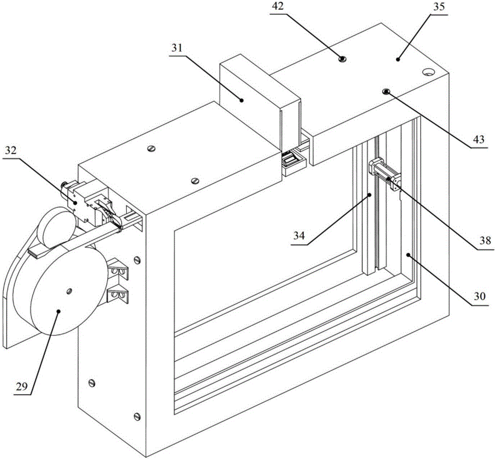 Full-automatic strapping machine used for multi-specification express box and work method