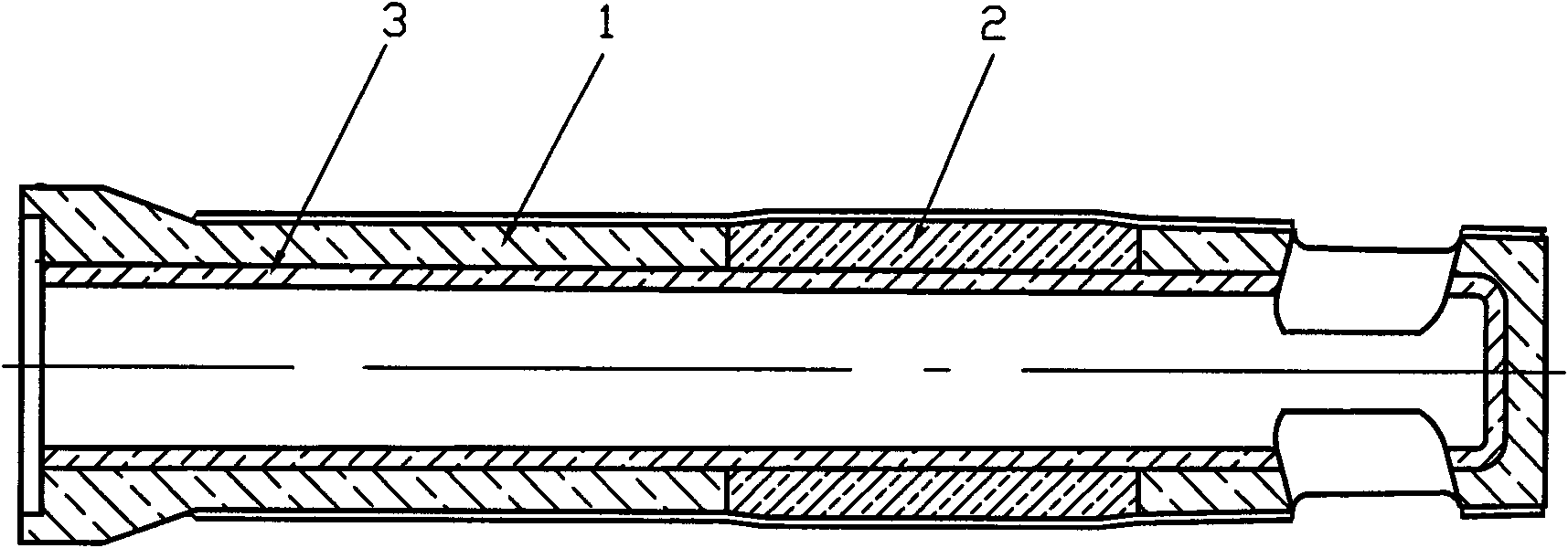 Composite submerged nozzle and manufacturing method thereof