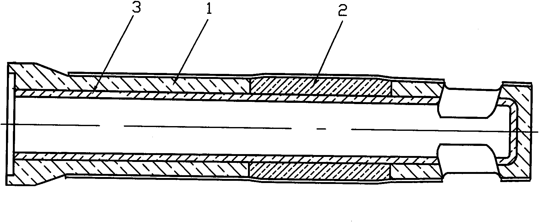 Composite submerged nozzle and manufacturing method thereof