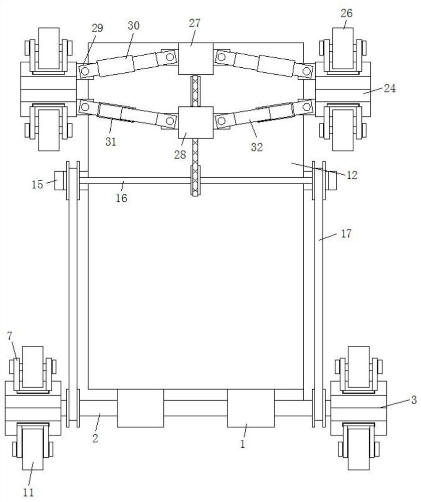 Device for conveniently transferring materials for interior decoration