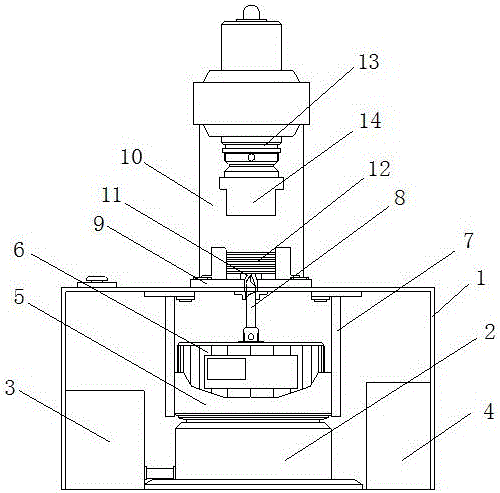 Metal washer drill-machining device