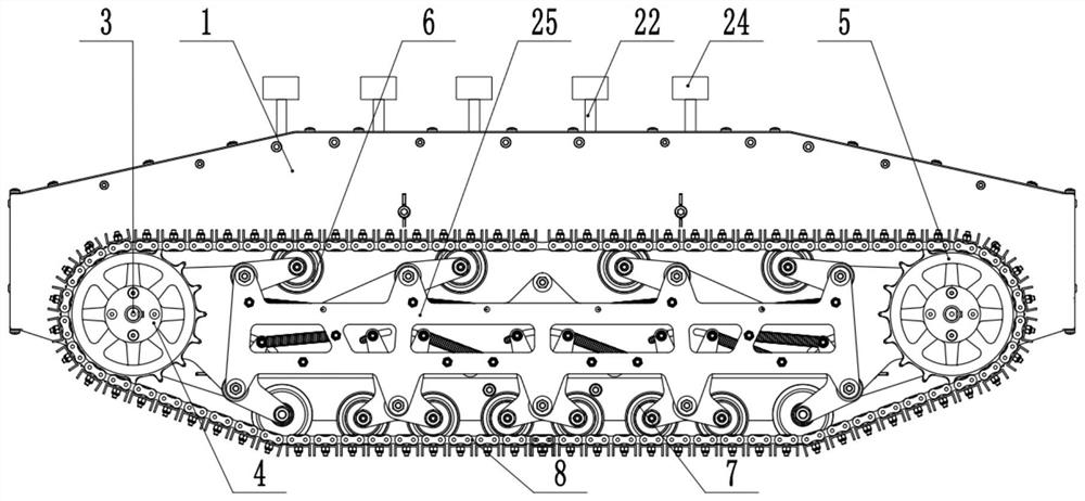 Self-propelled crawler sprinkler