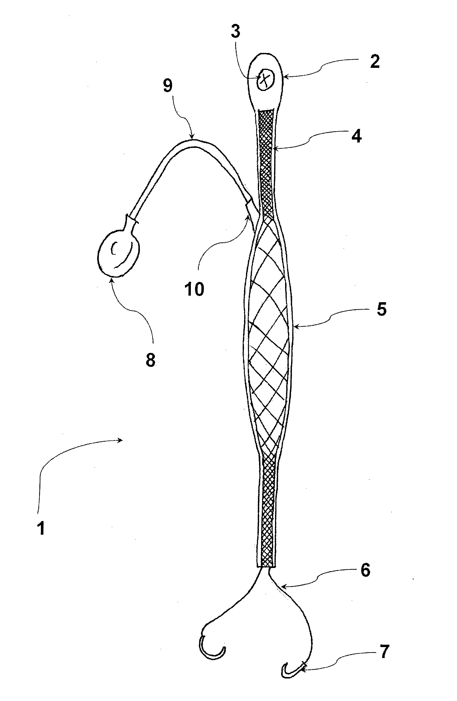 Adjustable elastic antagonist muscle replacement mechanism