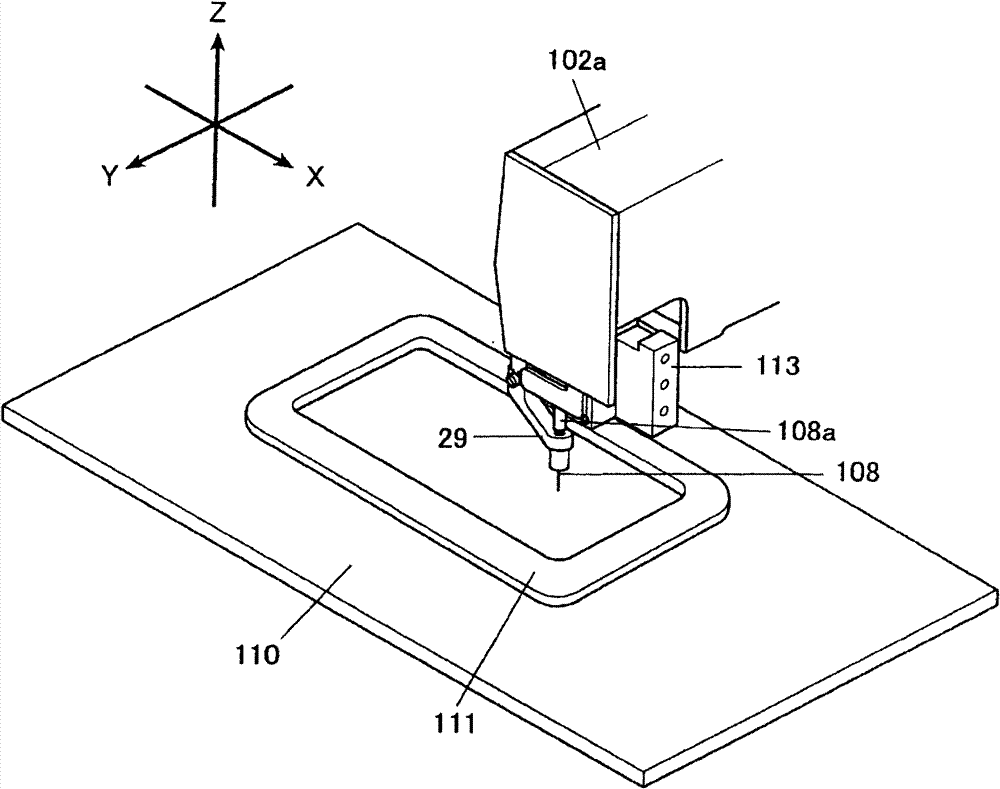 Control device and control method of sewing machine