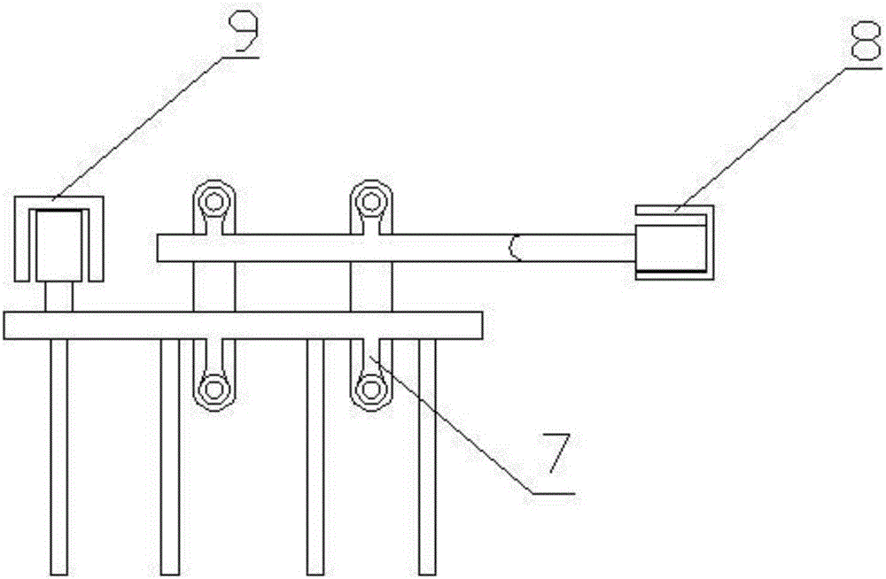 Loosening device of separating screen