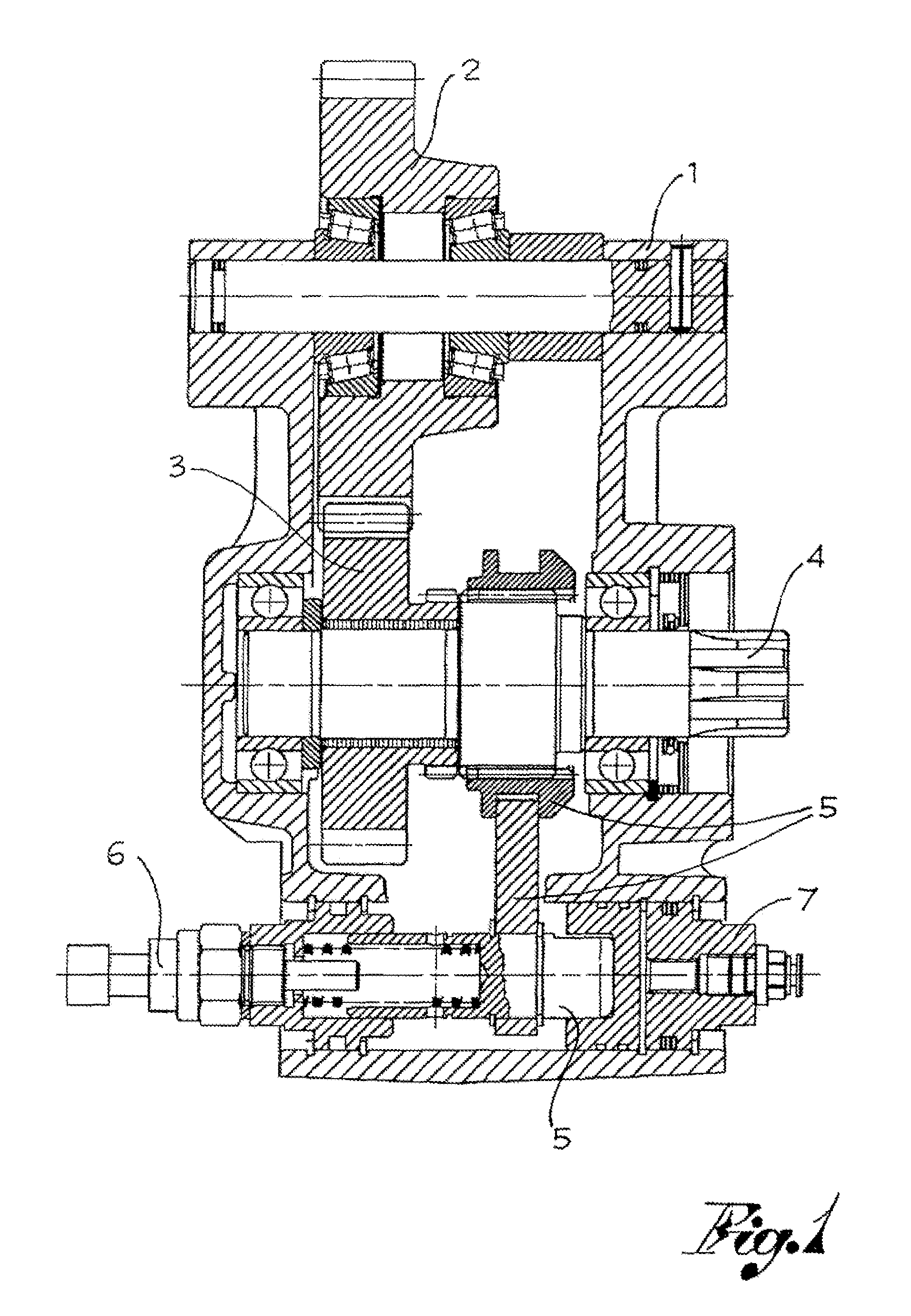 Solenoid device for engaging power takeoffs