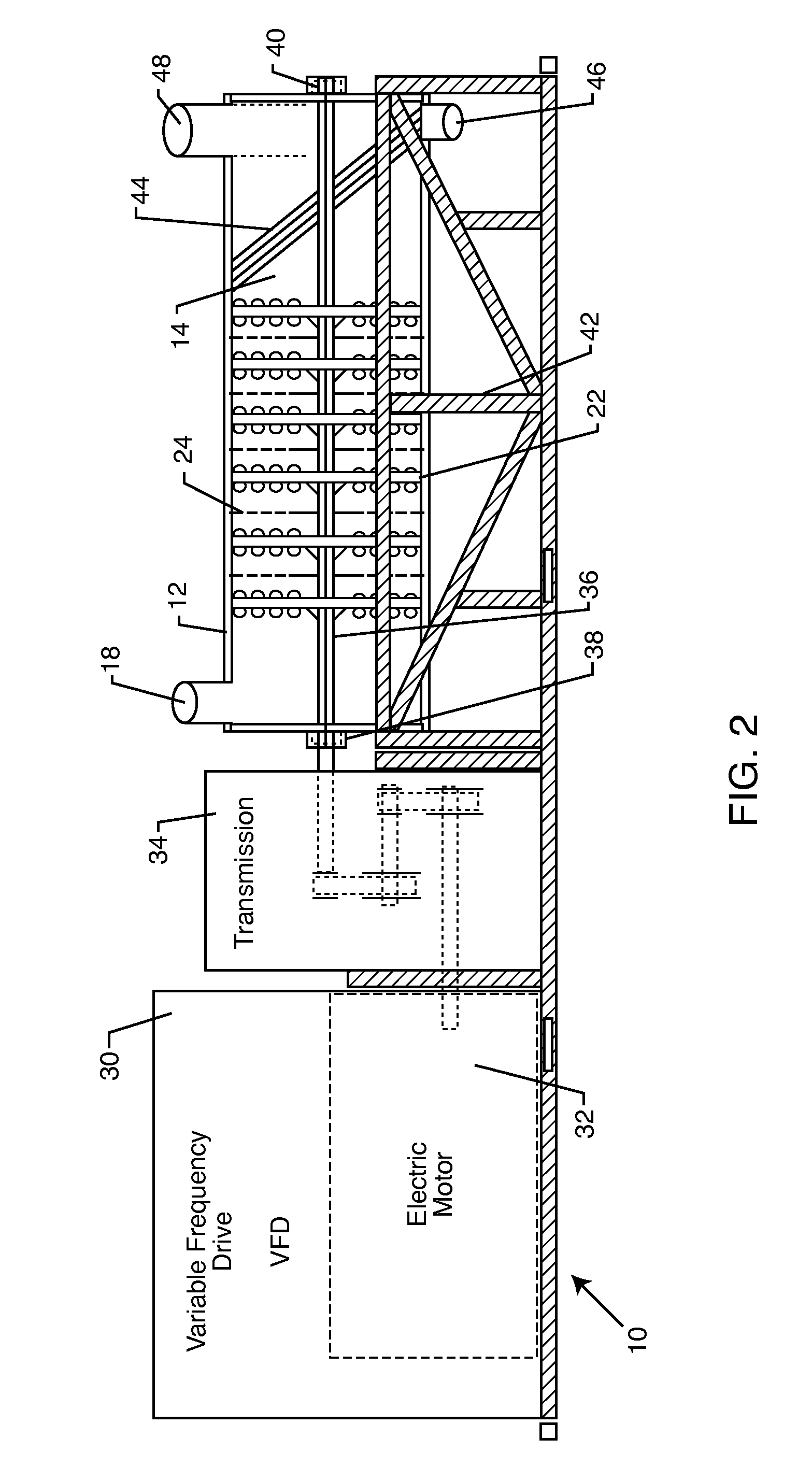 System for decontaminating water and generating water vapor