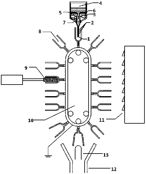 Hard capsule prepared through electrostatic spinning and preparation method of hard capsule