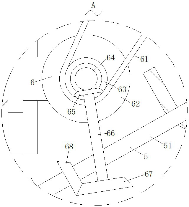 A corn threshing and screening device