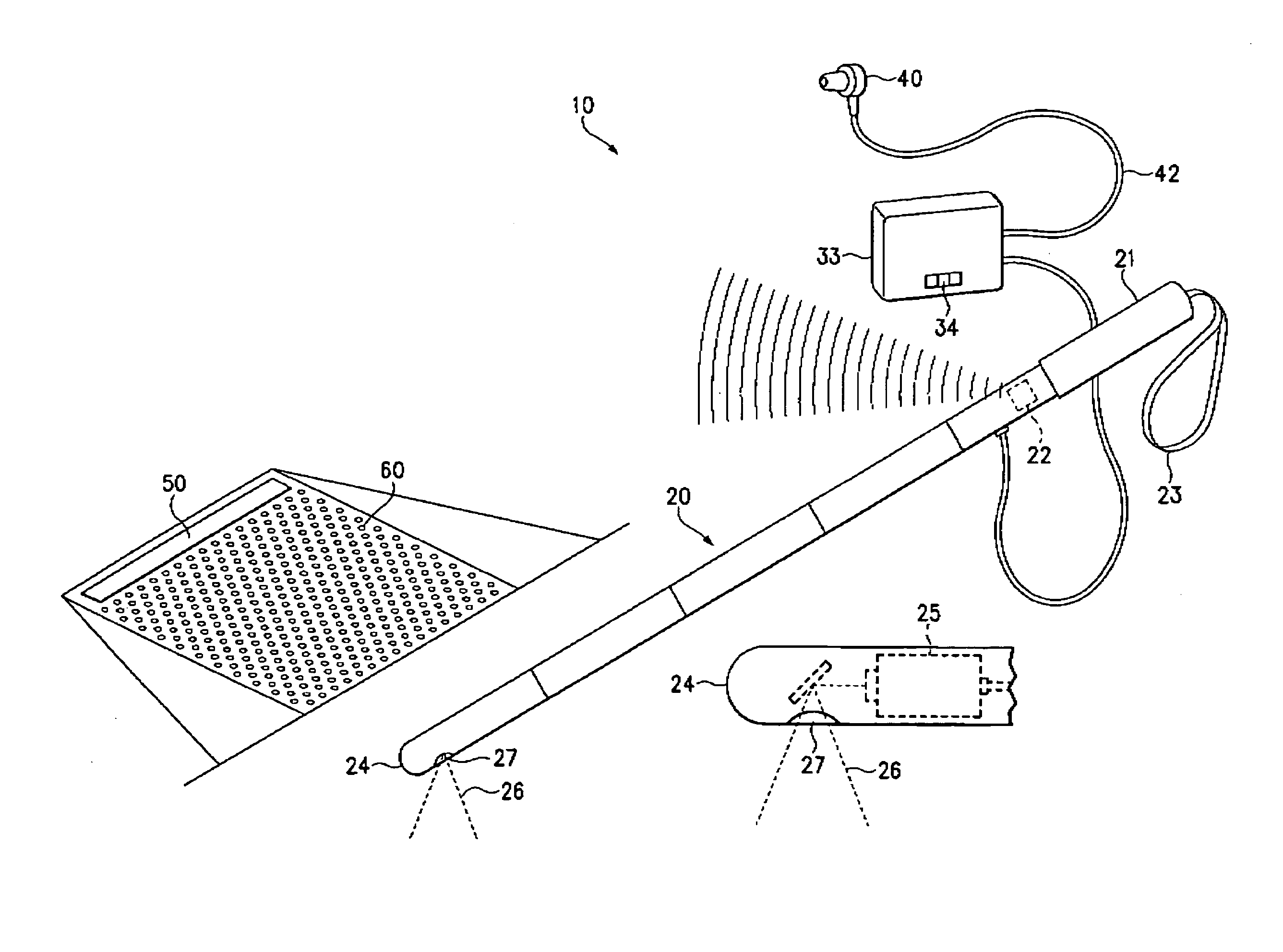 Location, orientation, product and color identification system for the blind or visually impaired