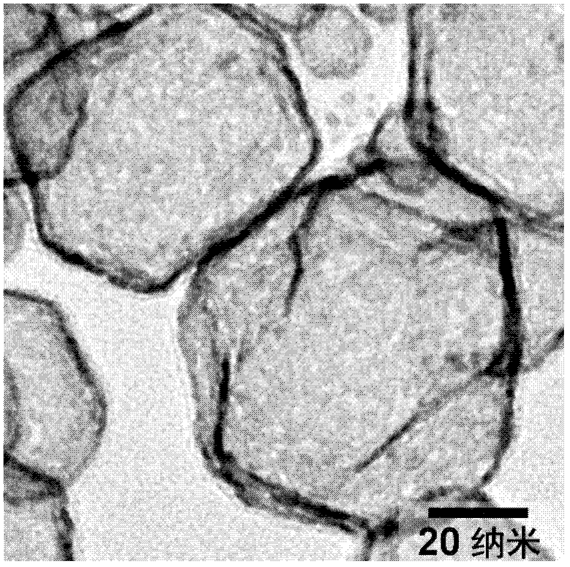 Hollow porous spherical platinum-silver alloy nano-material and preparation method for same