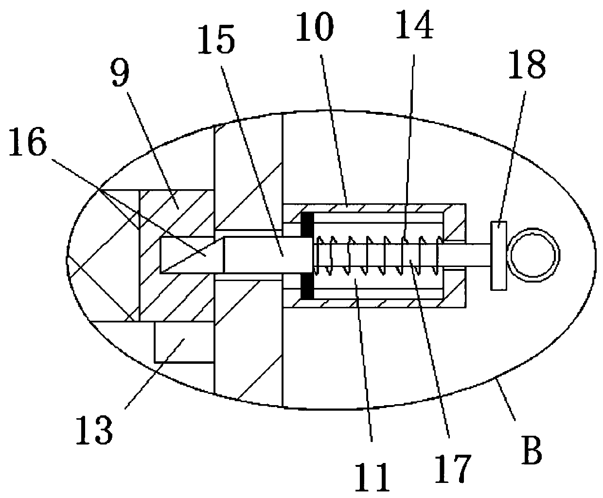 Multi-stage treatment and purification device for underground water pollution