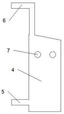 Building fabricated concrete wall body and main body structure connecting device