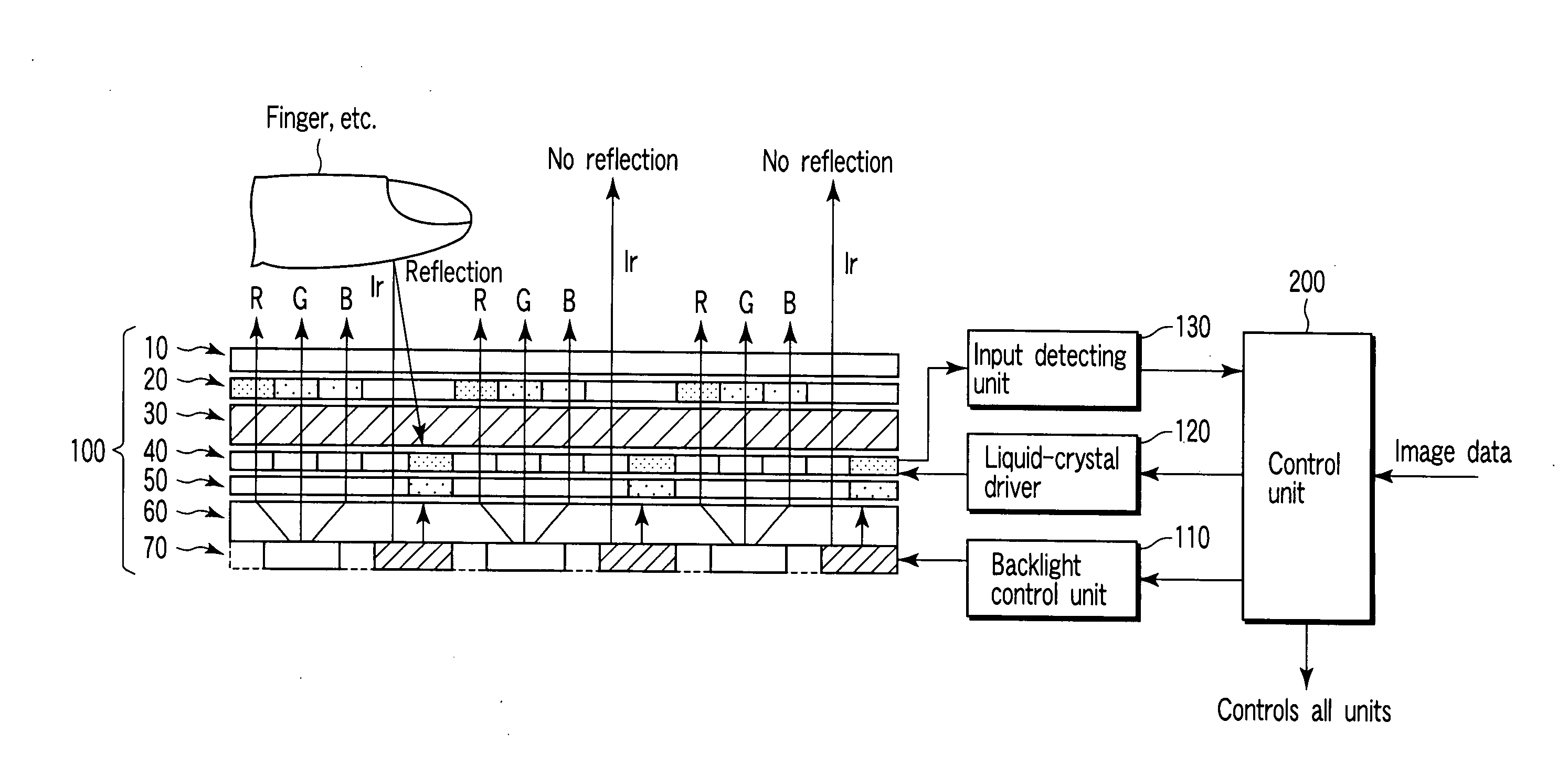 Input display apparatus and input display panel