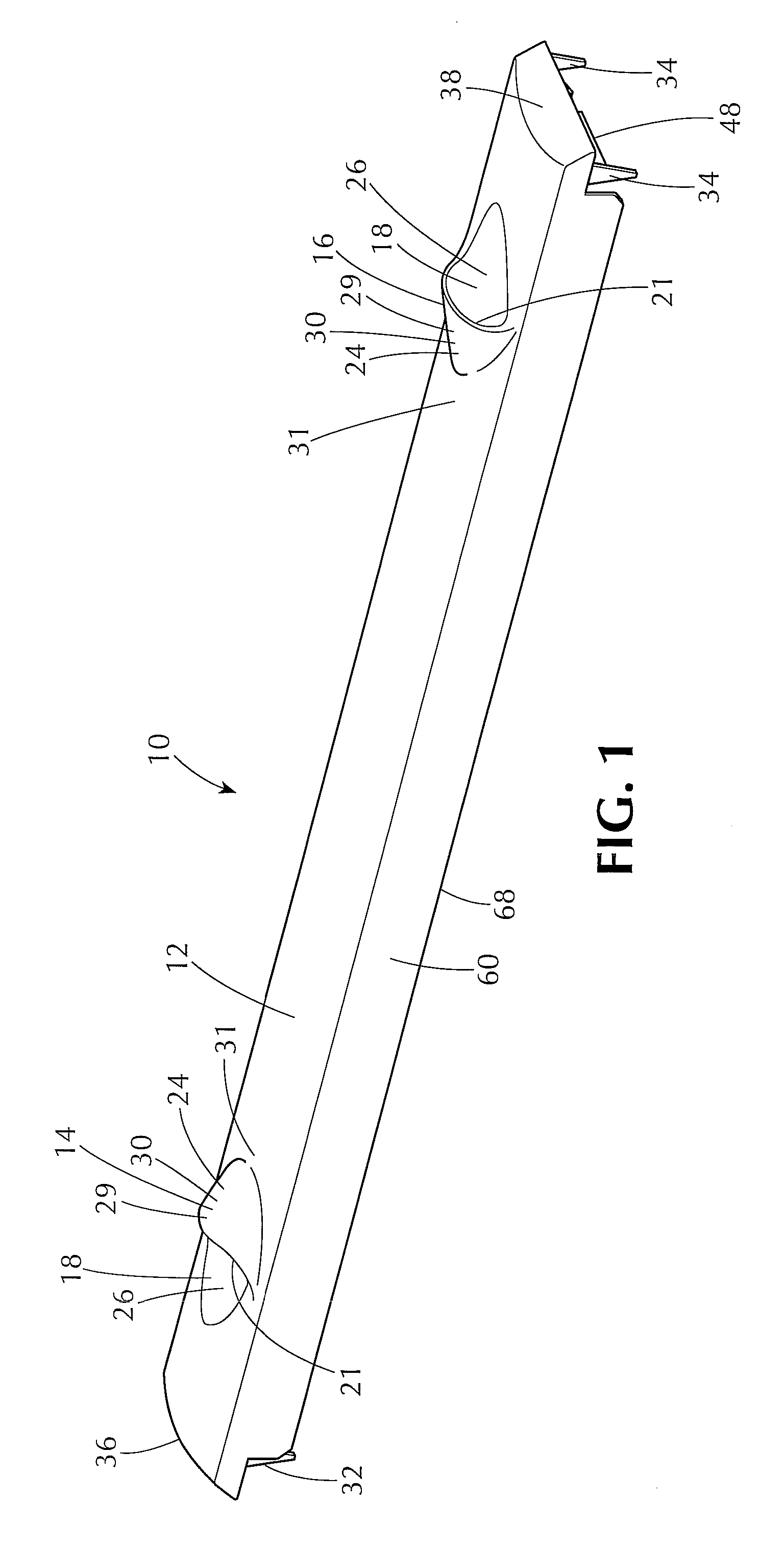 Blanking panel for standardized equipment rack and cabinet enclosure