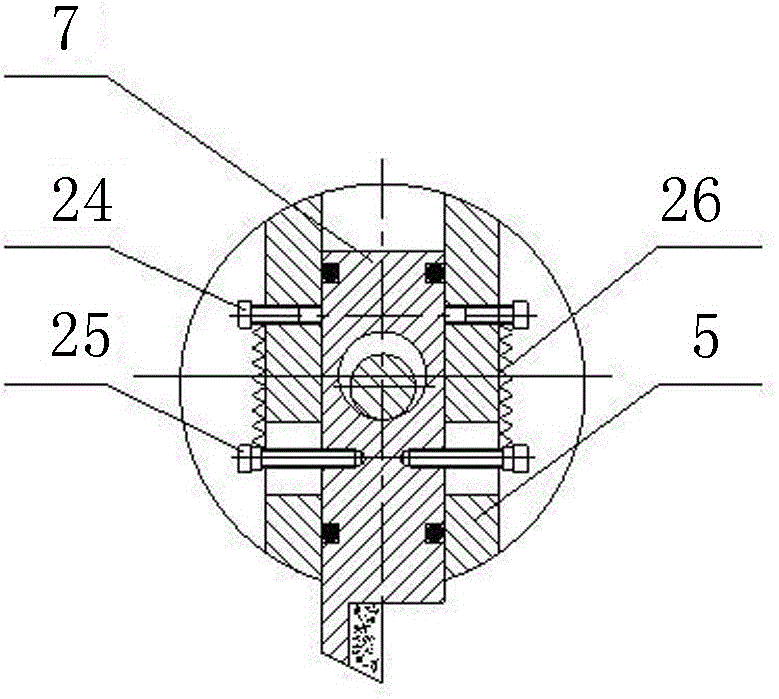 A Cylindrical Deep Hole Boring Device with Auxiliary Support