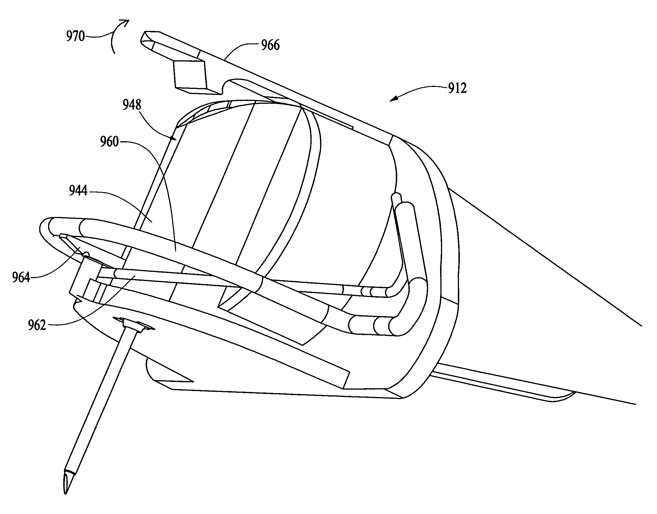 Infusion medium delivery system, device and method with needle inserter and needle inserter device and method