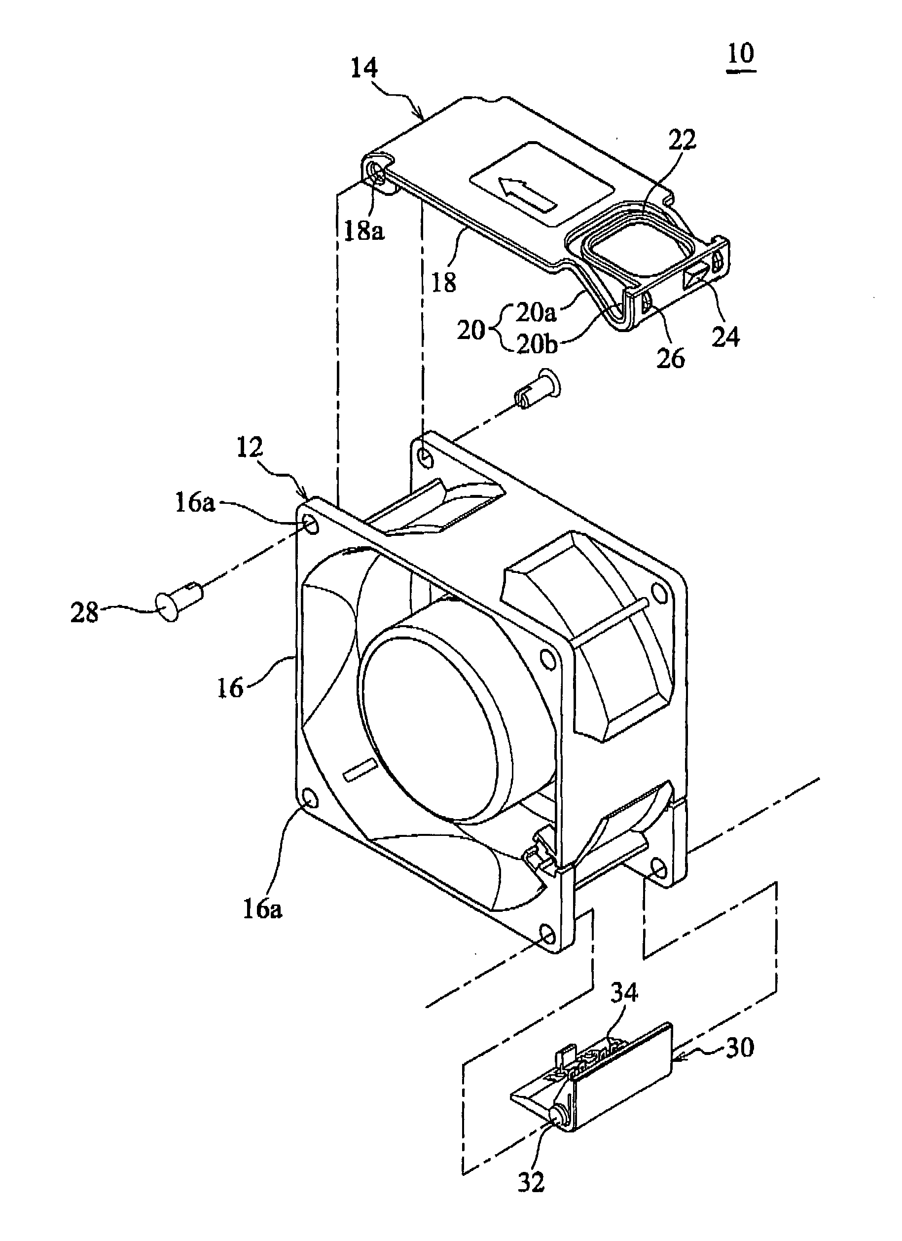 Hot swap fan module