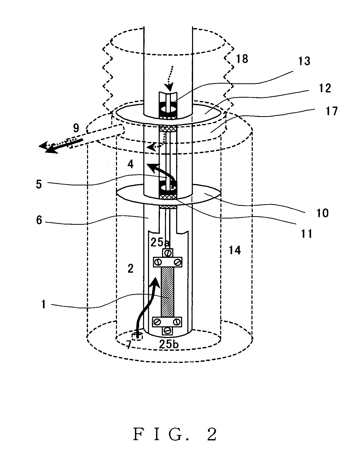 Thermal analyzer with gas mixing chamber