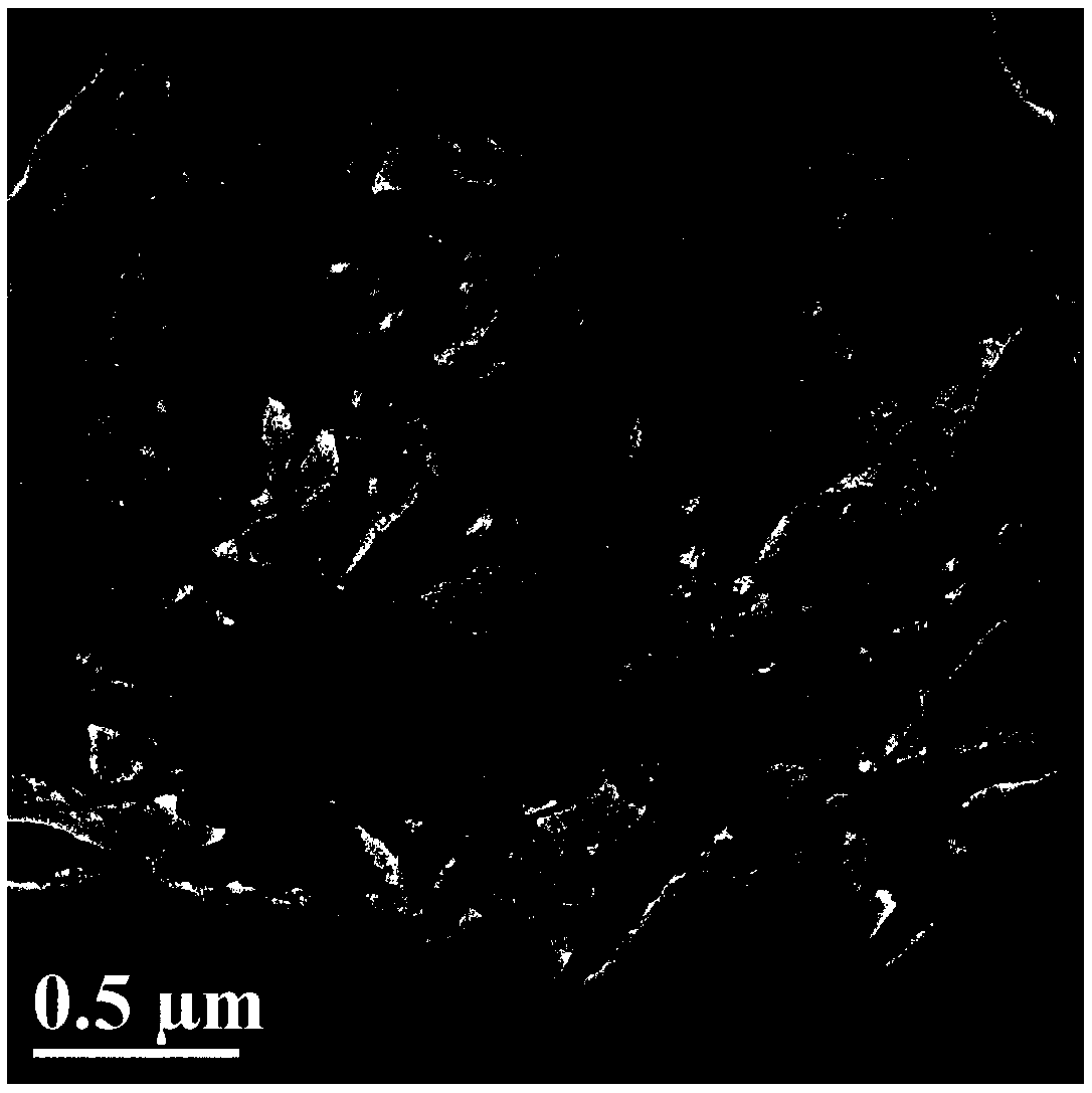 An efficient two-dimensional nitrogen heterocarbon material, a preparation method thereof and an application thereof in the field of energy conversion