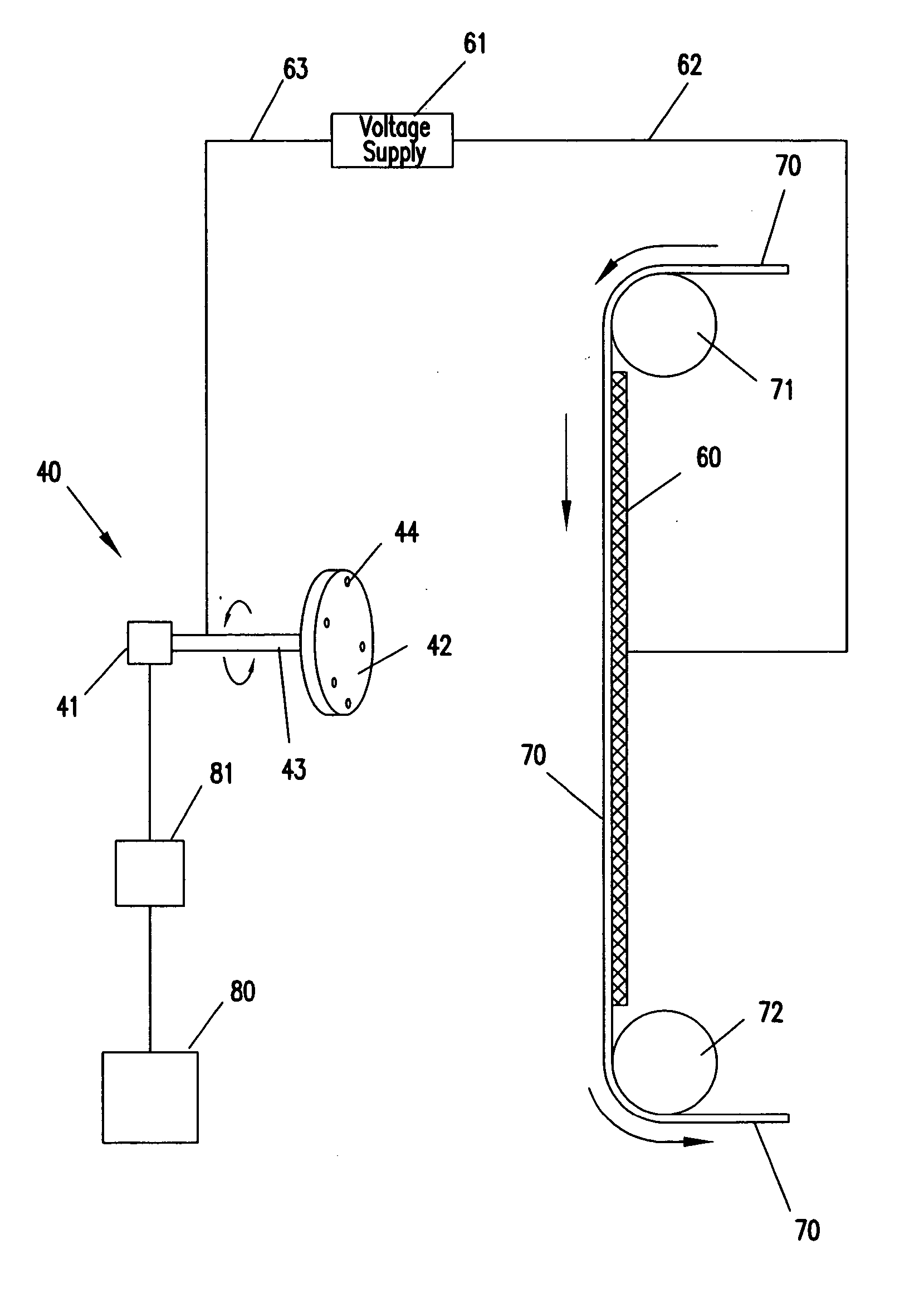 Air filter with fine fiber and spun bonded media