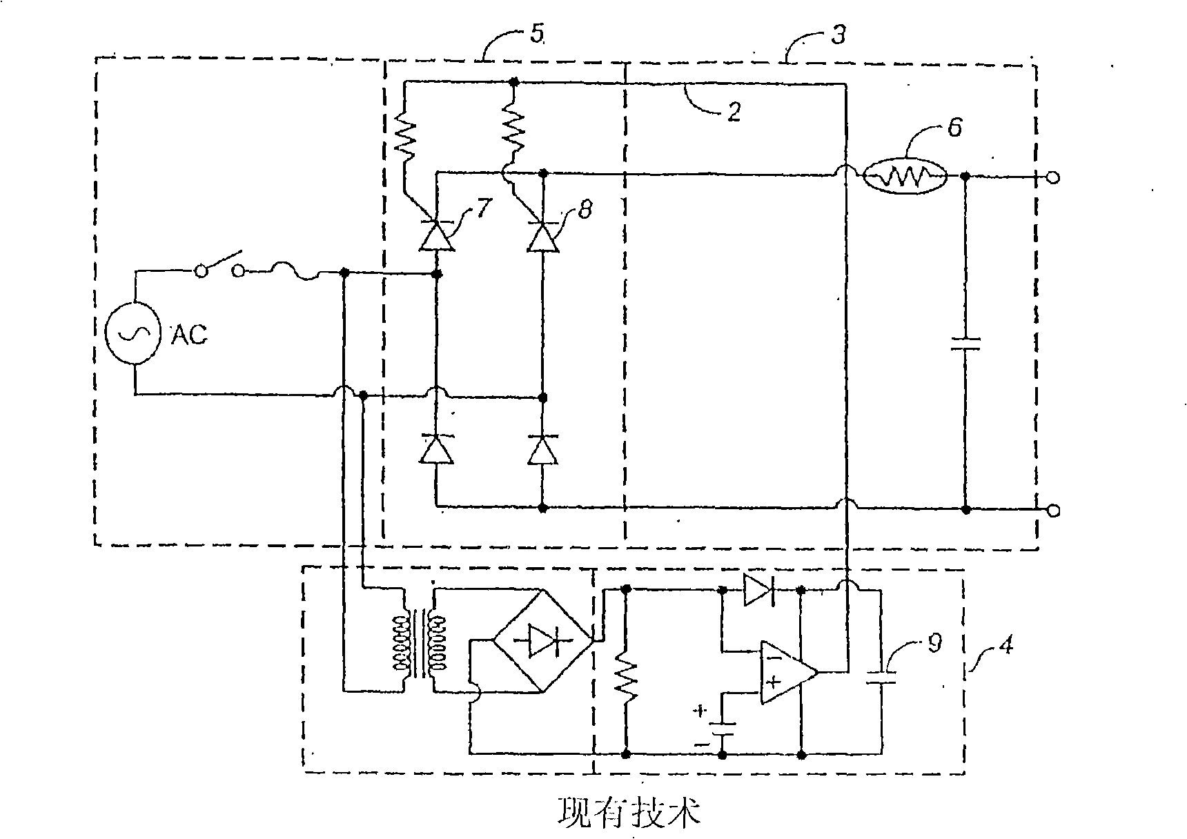 Active inrush current control using a relay for AC to DC converters