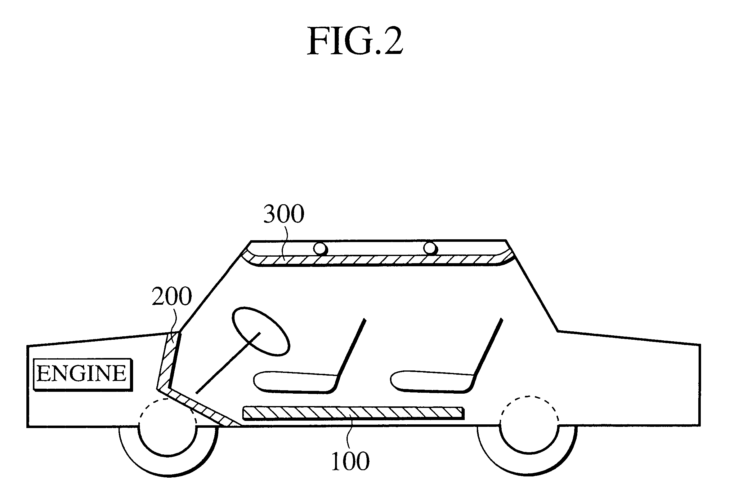 Sound absorbing-insulating structure for vehicles