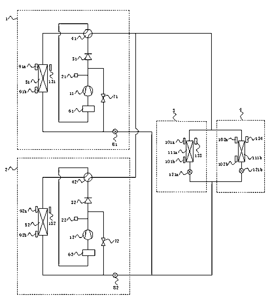 Variable refrigerant flow air conditioning system and control method thereof