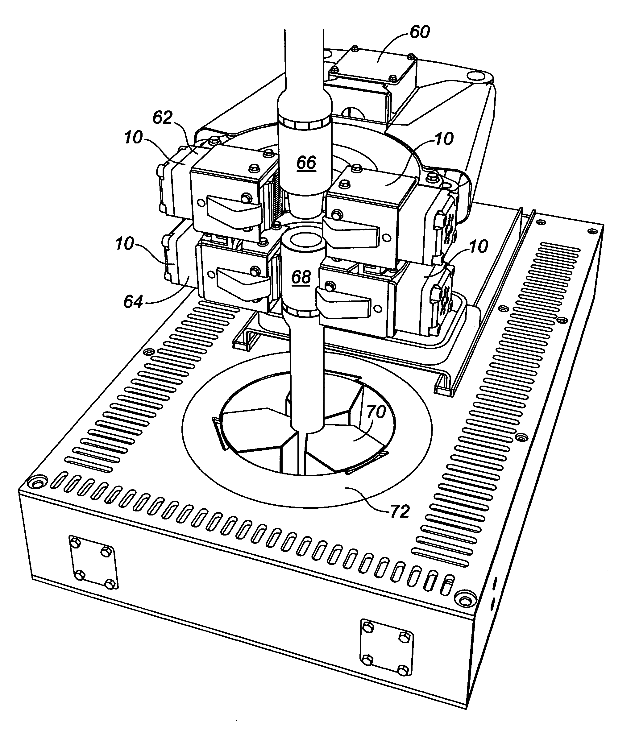 Pipe gripping ram