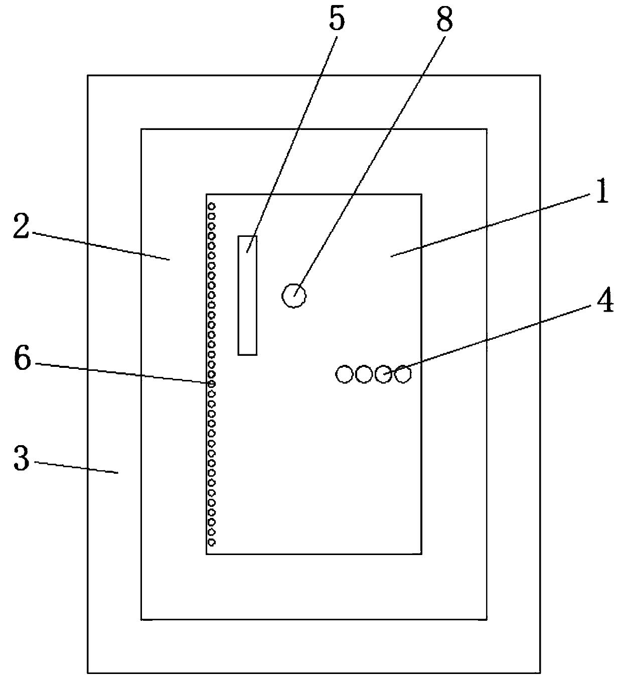 Ultrathin half-wall short-circuit circular polarization top end radiation antenna