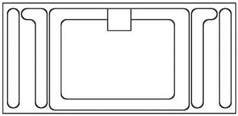 Via hole bent miniaturized PCB_RFID antenna