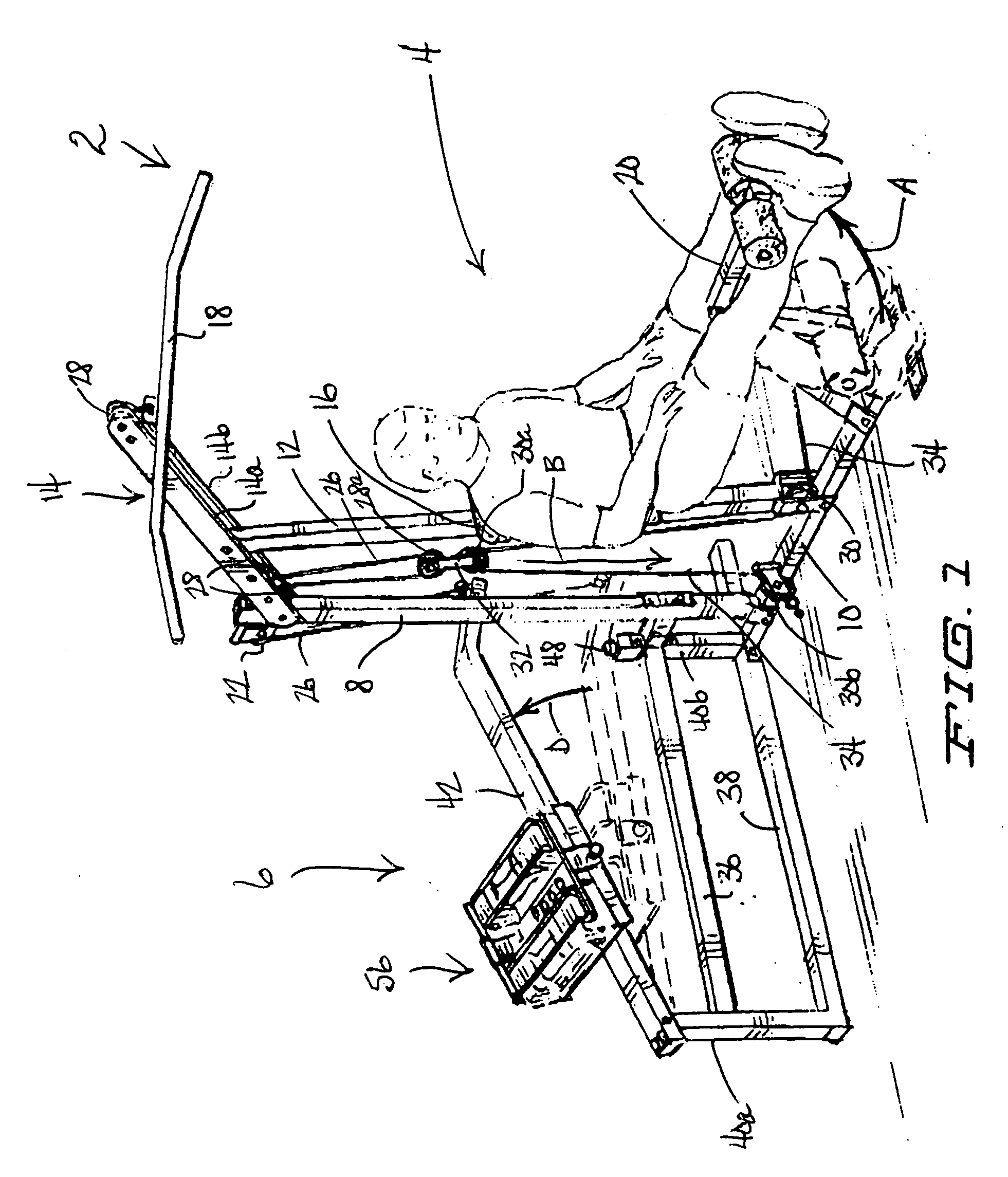 Exercise machine using lever mounted selectorized dumbbells as exercise mass