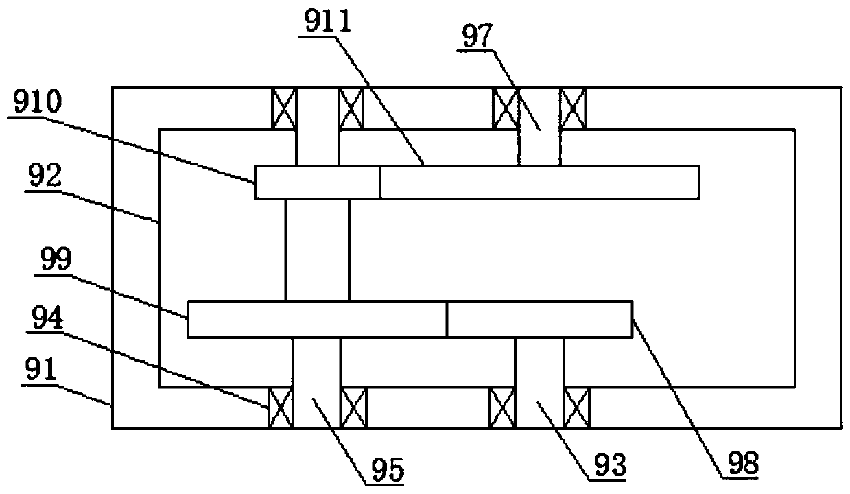 Cement powder flow dividing device for cement production line