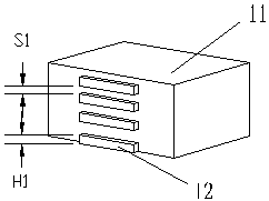 Filling method of damping layers of wheel noise reduction block, positioning structure and wheel noise reduction block