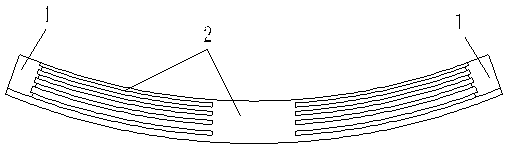 Filling method of damping layers of wheel noise reduction block, positioning structure and wheel noise reduction block