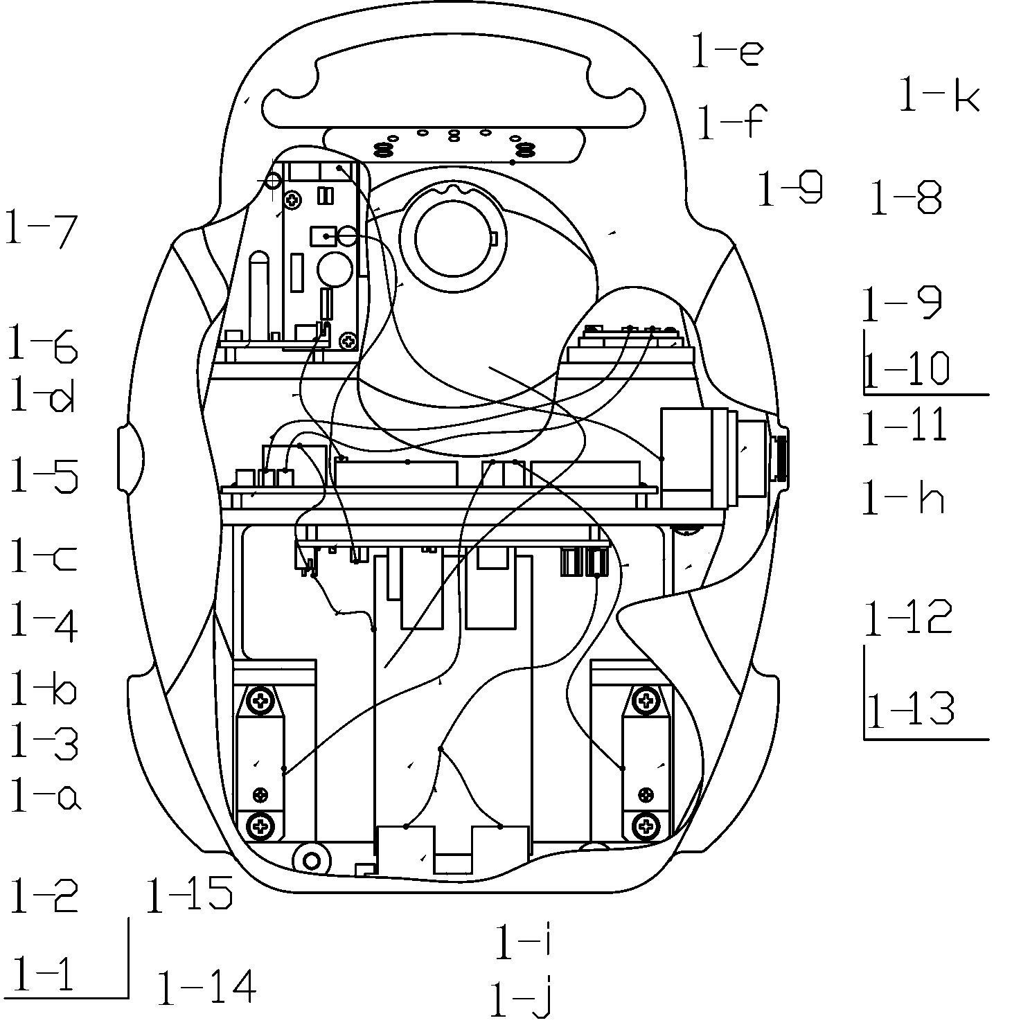 Fully computerized locator of trailer and measurement method thereof