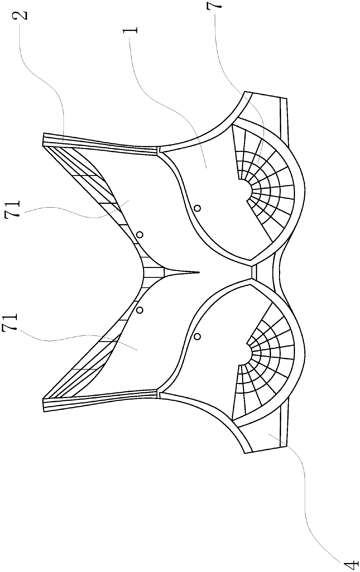 Seamless colored cotton underwear and driving mechanism of seamless sewing machine