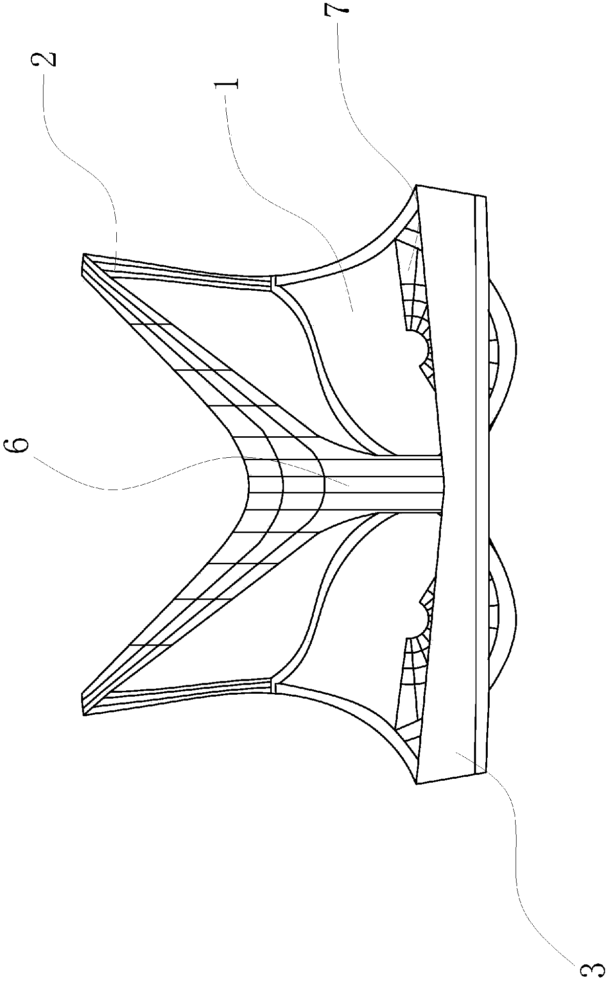 Seamless colored cotton underwear and driving mechanism of seamless sewing machine